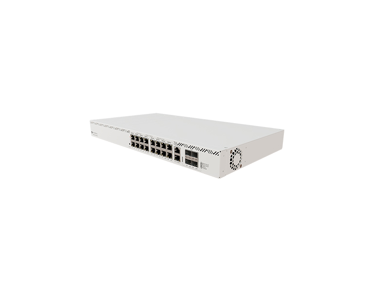 MikroTik CRS320-8P-8B-4S+RM Cloud Router PoE++ (802.3BT) Switch with RouterOS L5 License, Rackmount Case